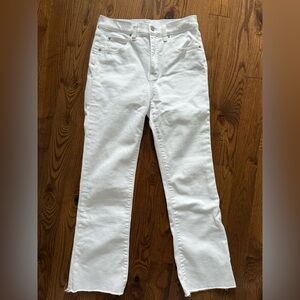 GAP Women's White Straight Jeans